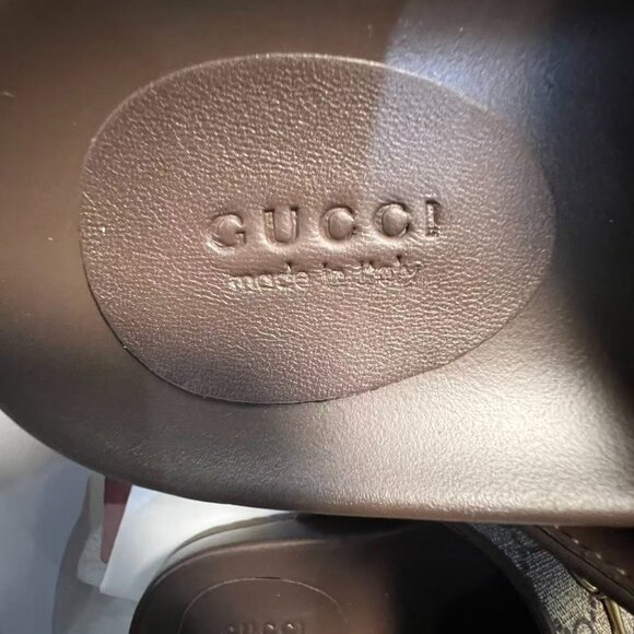 Women’s Horserbit Mule Beige GG Canvas, New With Boxe Size 39 - Picture 3 of 12